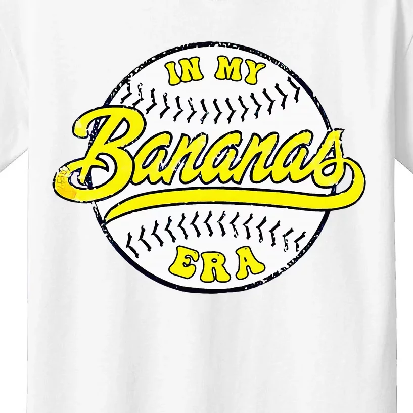 Retro Bananas In My Banana Era Kids T-Shirt