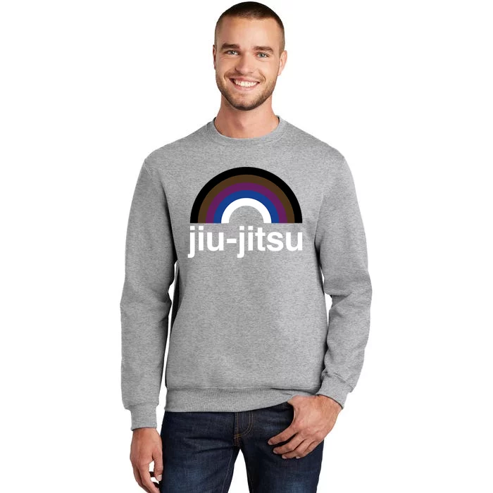 Rainbow Brazilian JiuJitsu Is BJJ Gay Design Tall Sweatshirt