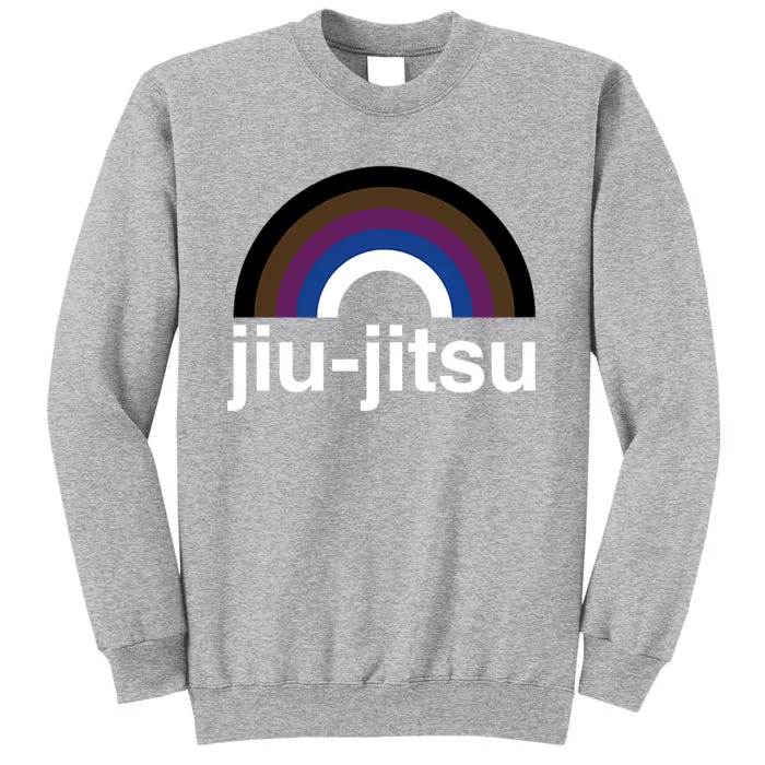 Rainbow Brazilian JiuJitsu Is BJJ Gay Design Tall Sweatshirt