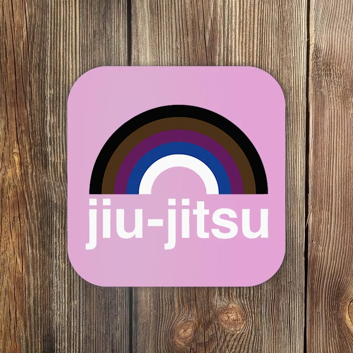 Rainbow Brazilian JiuJitsu Is BJJ Gay Design Coaster