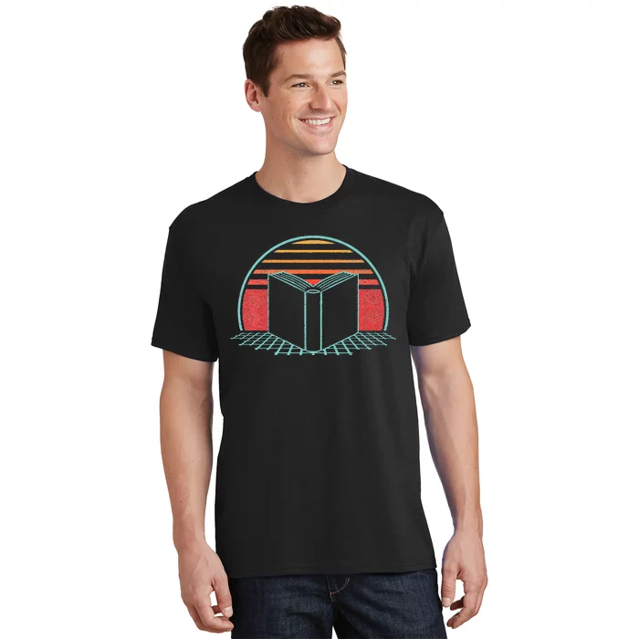 Reading Book Lover Retro 80s Style Bookworm Librarian T-Shirt