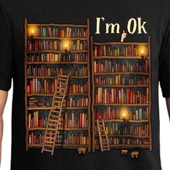 Reading Book Lovers I'm Ok National Book Lovers Day Funny Gift Pajama Set