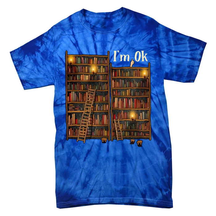 Reading Book Lovers I'm Ok National Book Lovers Day Funny Gift Tie-Dye T-Shirt