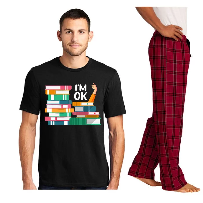 Reading Book Lovers I'm Ok National Book Lovers Day Cute Gift Pajama Set