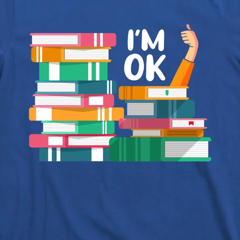 Reading Book Lovers I'm Ok National Book Lovers Day Cute Gift T-Shirt