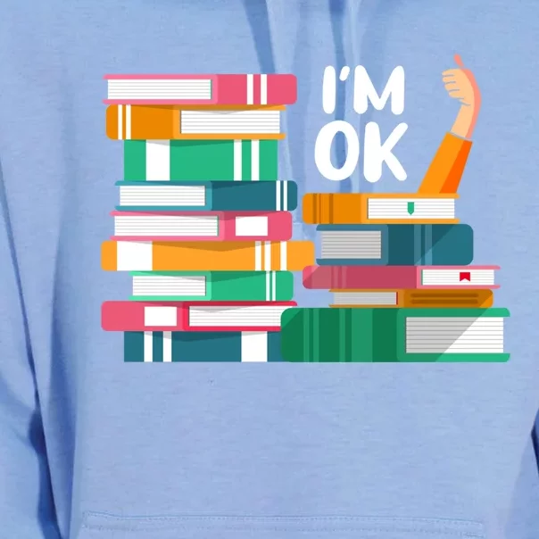 Reading Book Lovers I'm Ok National Book Lovers Day Cute Gift Unisex Surf Hoodie