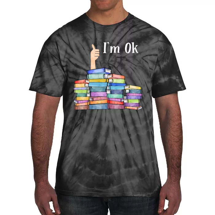 Reading Book Lovers Im Ok National Book Lovers Day Tie-Dye T-Shirt