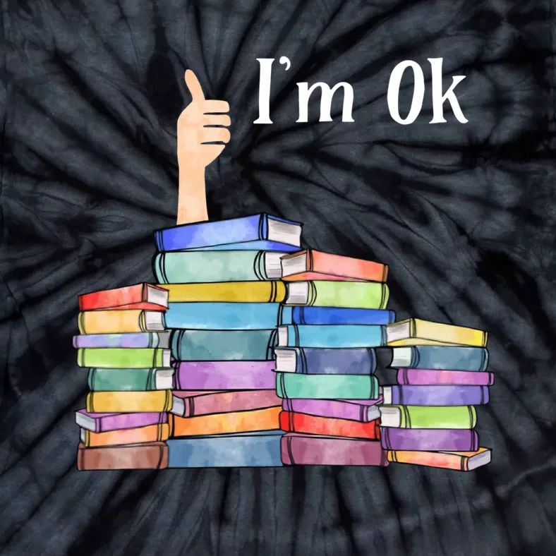 Reading Book Lovers Im Ok National Book Lovers Day Tie-Dye T-Shirt