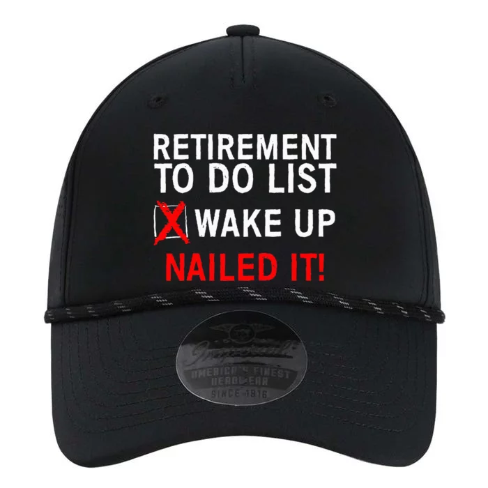 Retirement Bucket List Art Fun and Stylish Gift Idea Performance The Dyno Cap