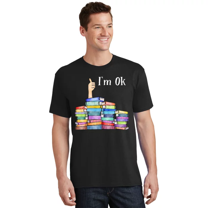 Reading Book Lovers I'm Ok National Book Lovers Day T-Shirt