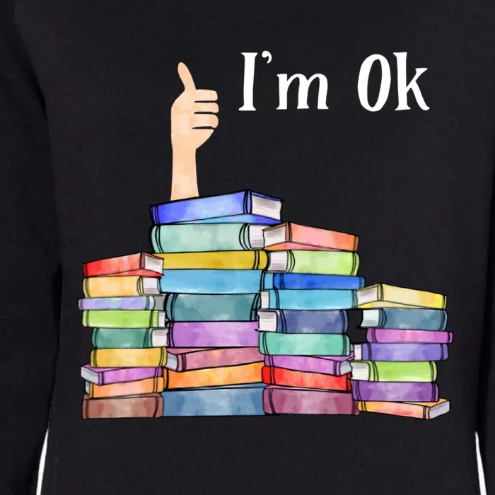 Reading Book Lovers Im Ok National Book Lovers Day Womens California Wash Sweatshirt