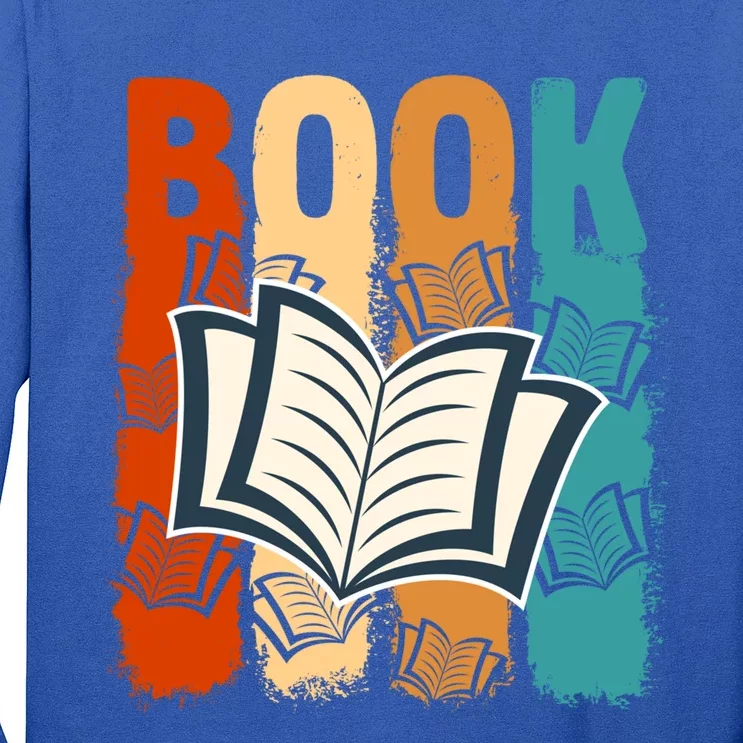 Retro Book Lovers Bookish Bookworm Gift Long Sleeve Shirt