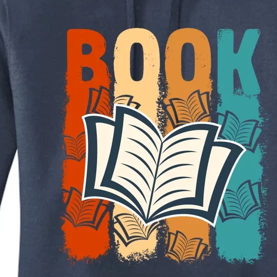 Retro Book Lovers Bookish Bookworm Gift Women's Pullover Hoodie