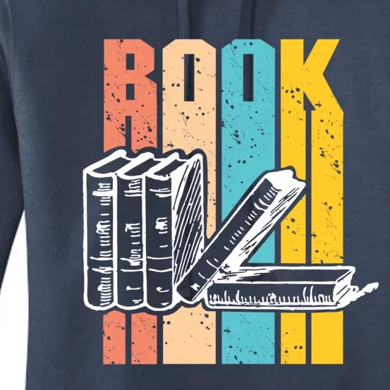 Retro Book Lovers Bookish Bookworm Cute Gift Women's Pullover Hoodie