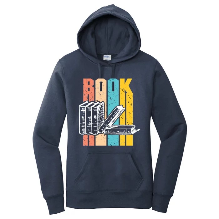 Retro Book Lovers Bookish Bookworm Cute Gift Women's Pullover Hoodie