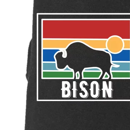 Retro Bison Logo Doggie 3-End Fleece Hoodie