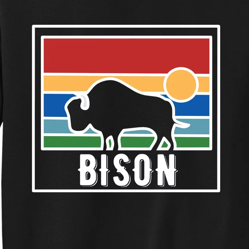 Retro Bison Logo Sweatshirt