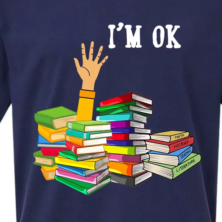 Reading Book Lovers Im Ok National Book Lovers Day Sueded Cloud Jersey T-Shirt