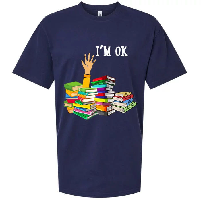 Reading Book Lovers Im Ok National Book Lovers Day Sueded Cloud Jersey T-Shirt