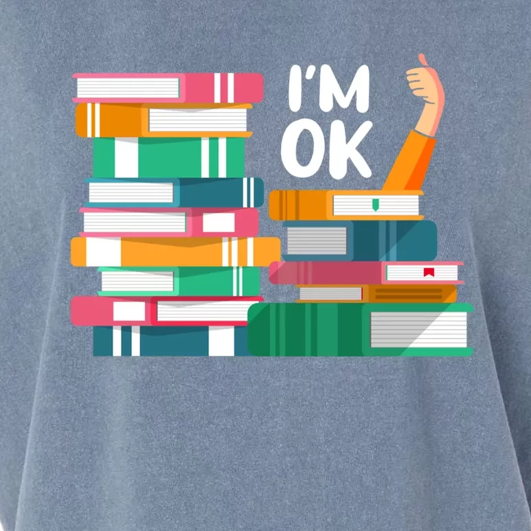 Reading Book Lovers I'm Ok National Book Lovers Day Cute Gift Garment-Dyed Women's Muscle Tee