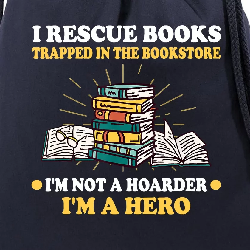 Reading Books Library Student Teacher Book Store Drawstring Bag