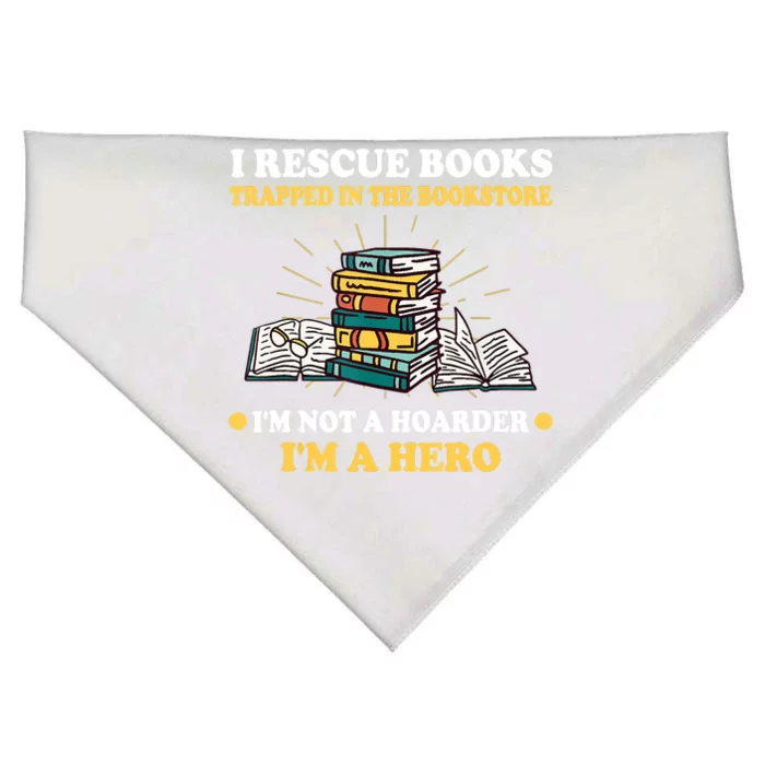 Reading Books Library Student Teacher Book Store USA-Made Doggie Bandana