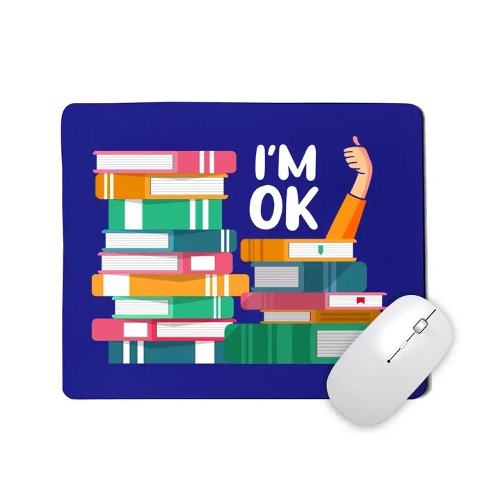 Reading Book Lovers I'm Ok National Book Lovers Day Gift Mousepad