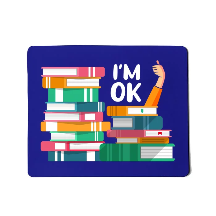 Reading Book Lovers I'm Ok National Book Lovers Day Gift Mousepad