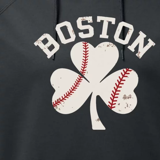 Retro Boston Lover Performance Fleece Hoodie