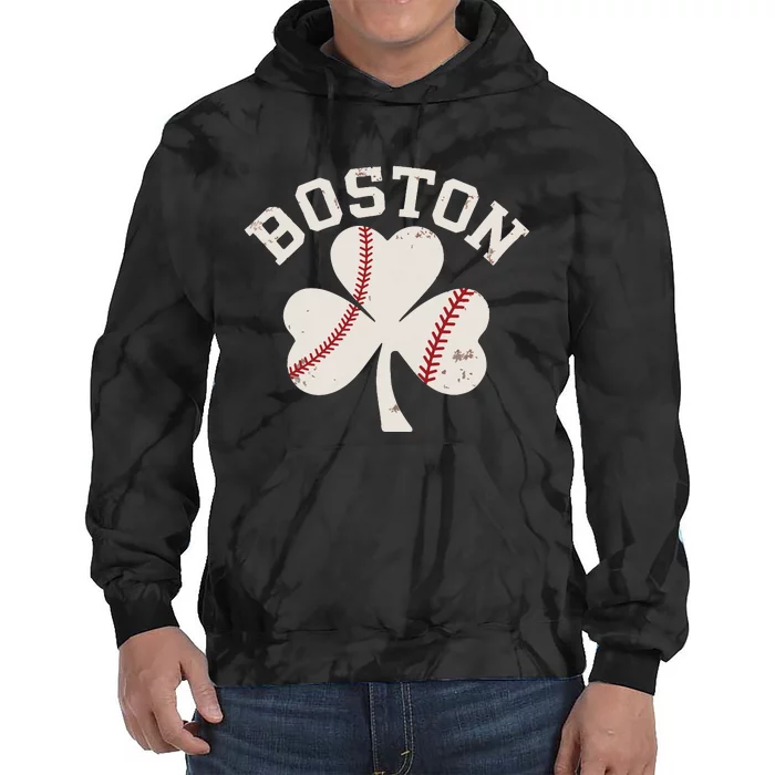 Retro Boston Lover Tie Dye Hoodie