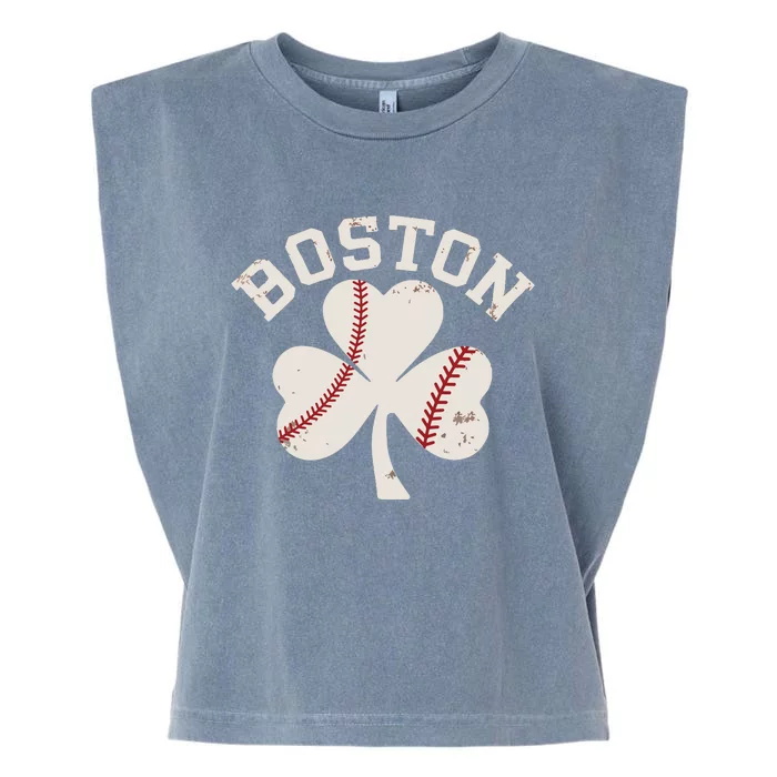 Retro Boston Lover Garment-Dyed Women's Muscle Tee