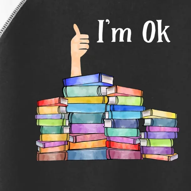 Reading Book Lovers I'm Ok National Book Lovers Day TShirt Toddler Fine Jersey T-Shirt