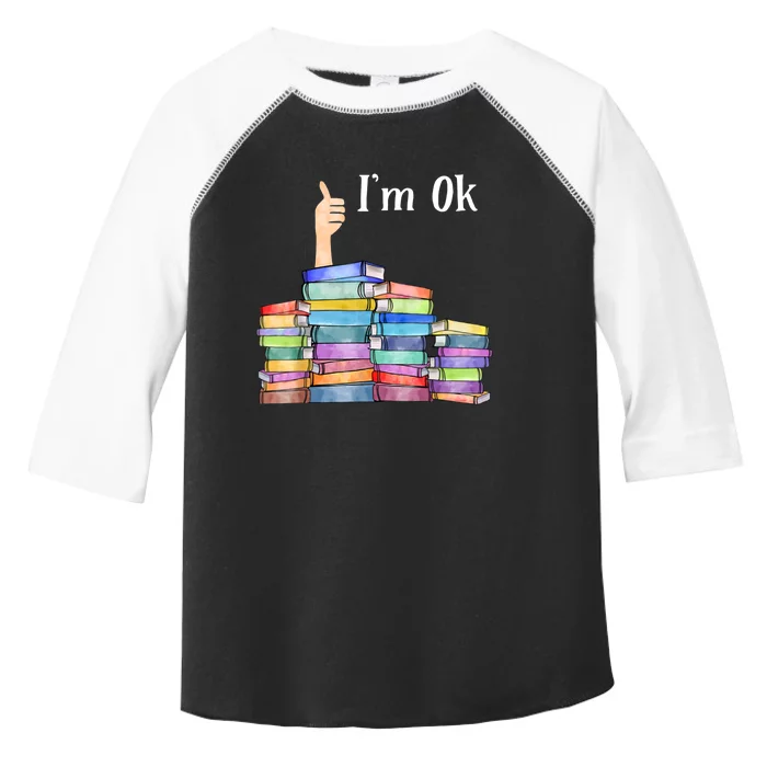 Reading Book Lovers I'm Ok National Book Lovers Day TShirt Toddler Fine Jersey T-Shirt