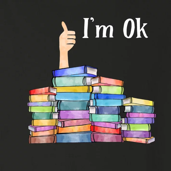 Reading Book Lovers I'm Ok National Book Lovers Day TShirt Toddler Long Sleeve Shirt