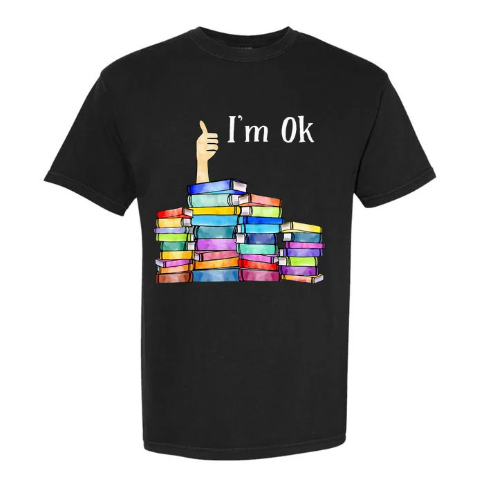 Reading Book Lovers IM Ok National Book Garment-Dyed Heavyweight T-Shirt