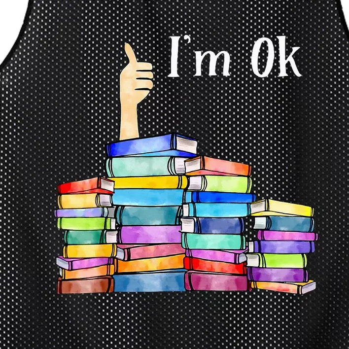 Reading Book Lovers IM Ok National Book Mesh Reversible Basketball Jersey Tank