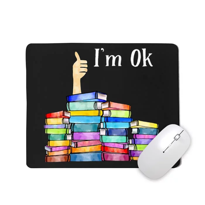 Reading Book Lovers IM Ok National Book Mousepad