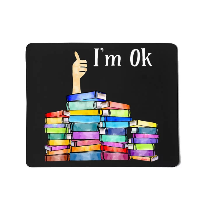 Reading Book Lovers IM Ok National Book Mousepad