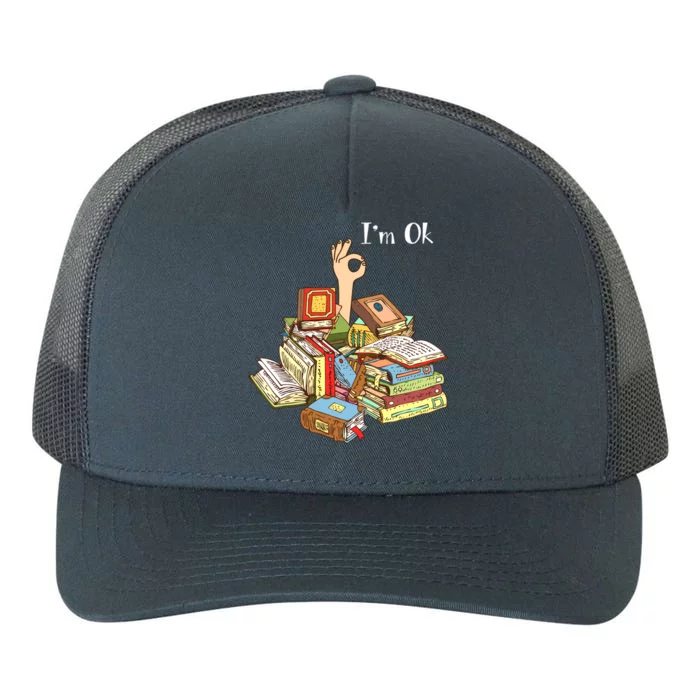 Reading Book Lovers IM Ok National Book Lovers Day Cool Gift Yupoong Adult 5-Panel Trucker Hat