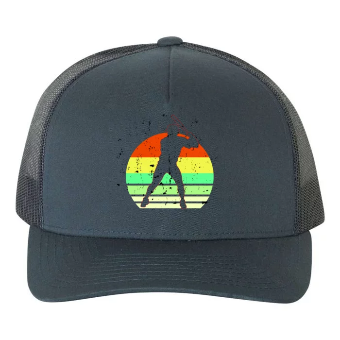 Retro Baseball Logo Yupoong Adult 5-Panel Trucker Hat