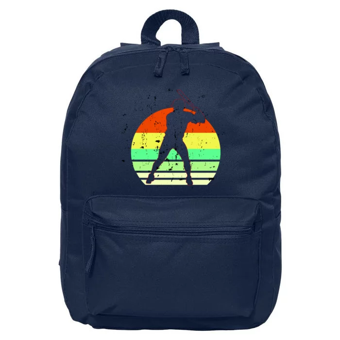 Retro Baseball Logo 16 in Basic Backpack