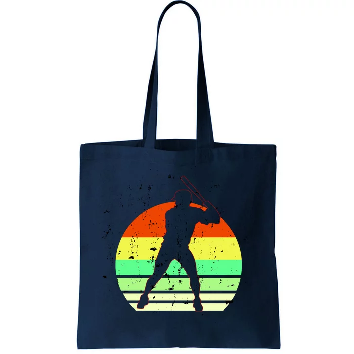 Retro Baseball Logo Tote Bag