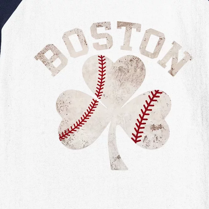 Retro Boston Lover Baseball Sleeve Shirt