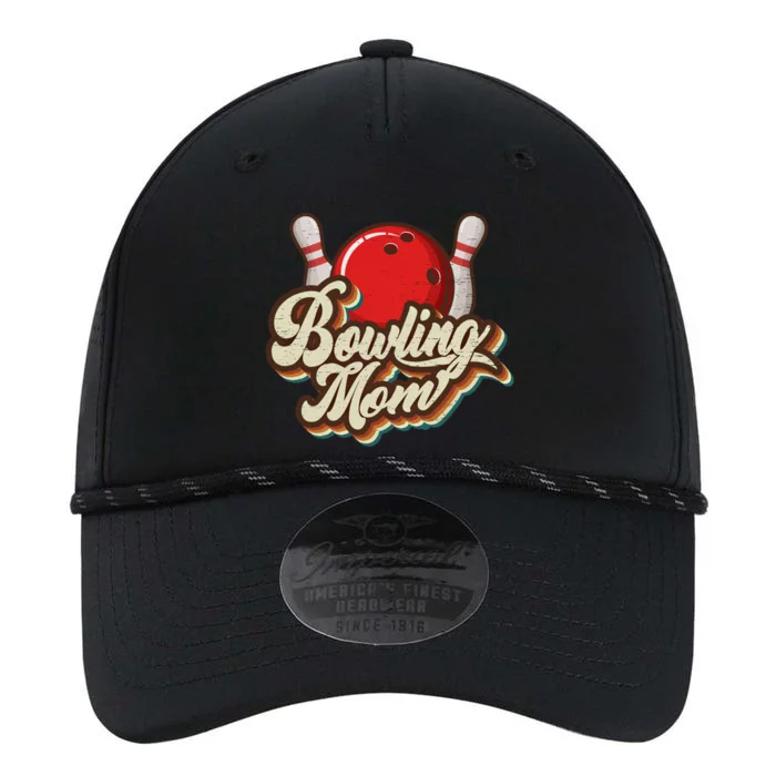 Retro Bowling Mom Sports Mama Mothers Day Great Gift Performance The Dyno Cap