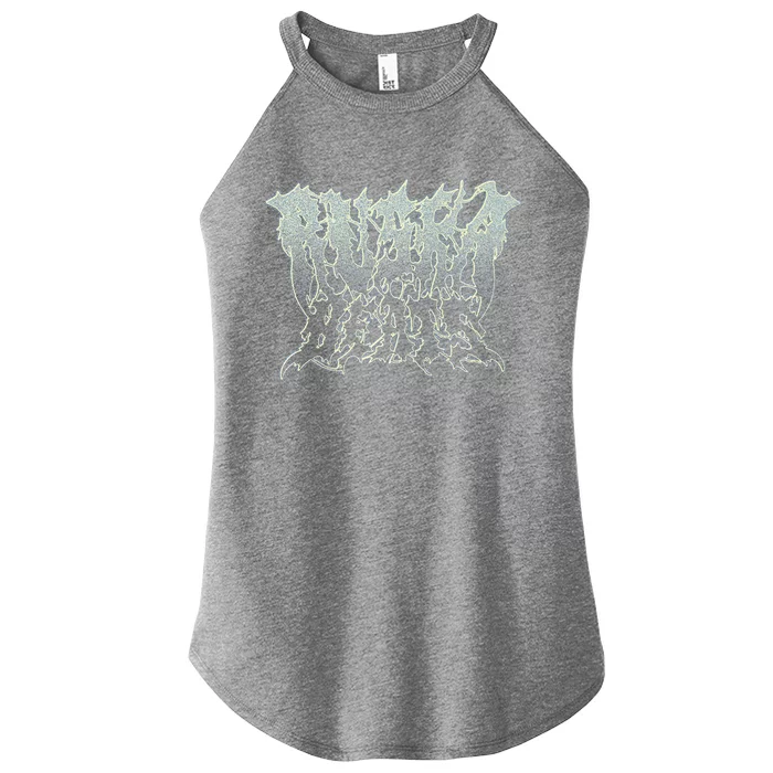 Ruska Beats Metal Premium Women’s Perfect Tri Rocker Tank