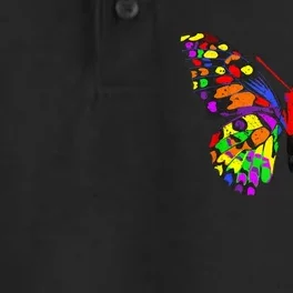 Rainbow Butterflies Monarch Butterfly Dry Zone Grid Performance Polo