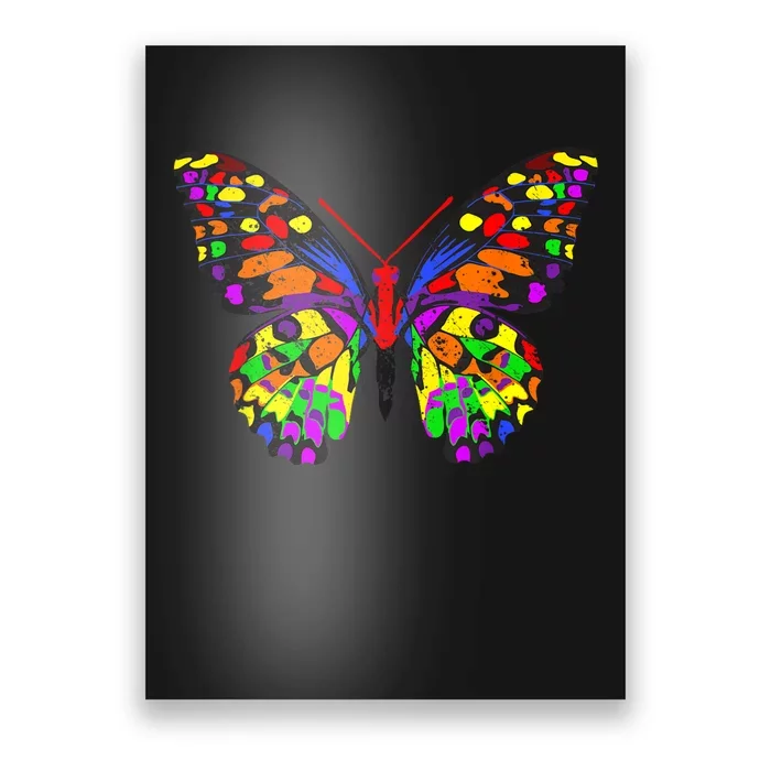 Rainbow Butterflies Monarch Butterfly Poster