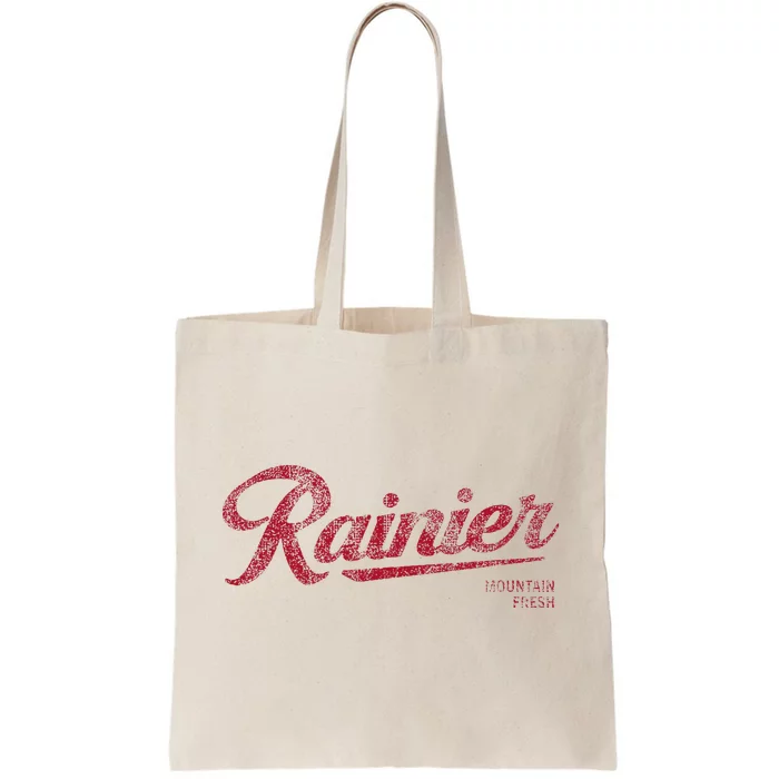 Rainier Beer Mountain Fresh Tote Bag