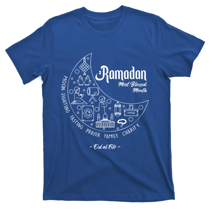 Ramadan Blessed Month Muslim Islamic Ramadhan Eid Al Fitr Gift T-Shirt