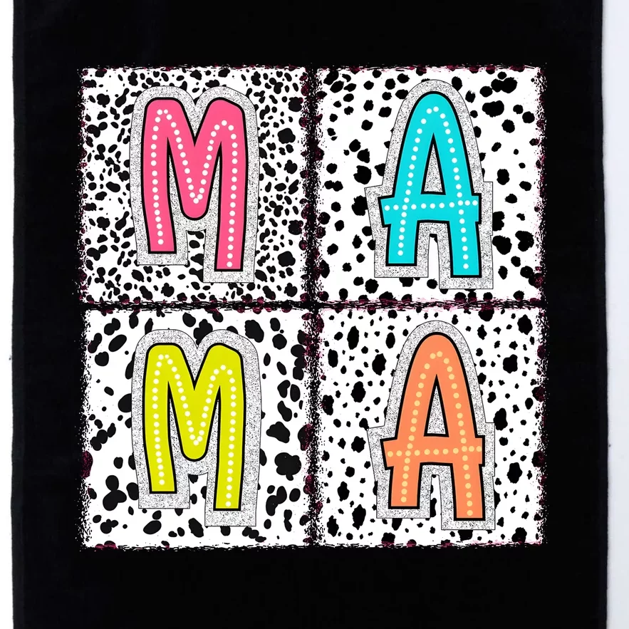 Retro Boho Mama Mother Platinum Collection Golf Towel